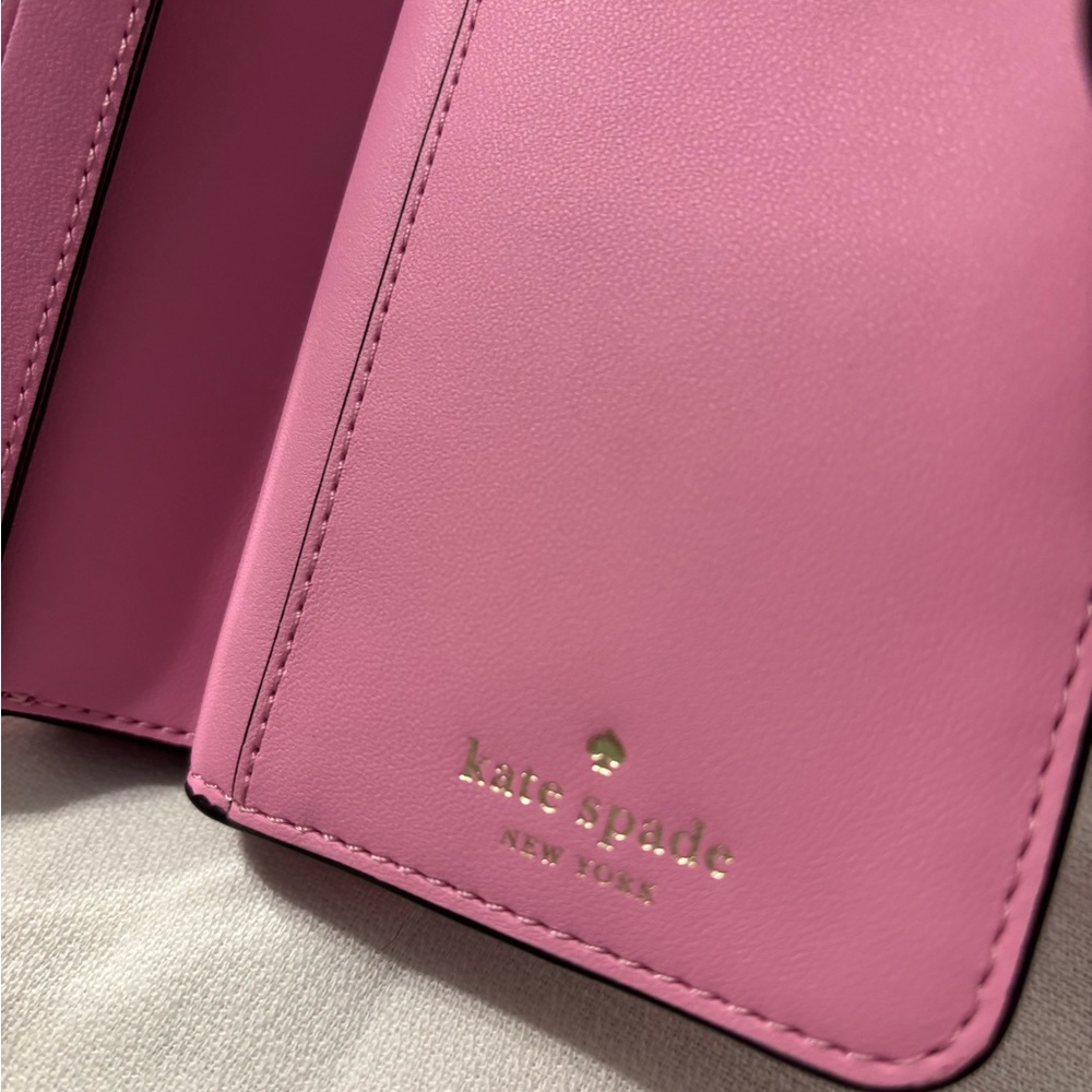 NWT Kate Spade Lena Pink Medium Bifold Wallet - Picture 5 of 10